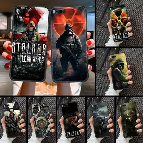 Stalker Clear Sky Game Phone case For Xiaomi Mi Max Note 3 A2 A3 8 9 9T 10 Lite Pro Ultra black art Etui soft back trend coque