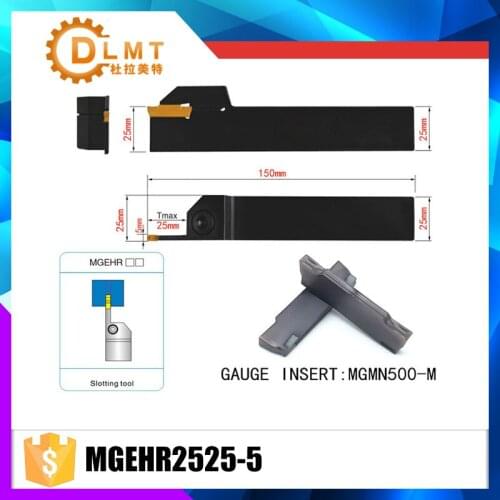 MGEHR2525-5 Extermal Parting and Grooving Turning Tool Holder For MGMN500 Insert Right Hand Bars MGMN 500