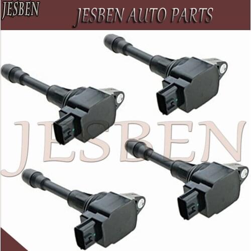 4PCS 22448-JA00C Ignition Coil for Nissan Altima SUNNY Rogue Sentra Versa KICKS Infiniti M56 2007-2017 AIC-2408N 22448-JA10C