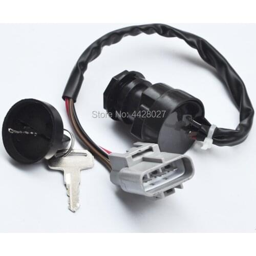 Ignition Key Switch 3 pins fit for Yamaha Grizzly 700 Grizzly 660 Grizzly 350 big bear 400 ATV QUAD