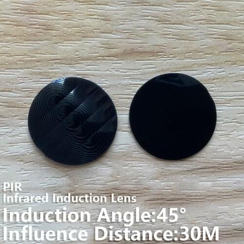 Fresnel lens Infrared induction 45° induction angle 30M distance PIR lens high sensitivity Infrared sensing of human body