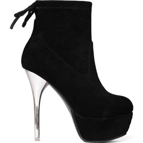 LOVIRS Super High Heels Shoes platform Heeled Shoes Pumps Women Night Club Thin Heel Sexy Plus Big Size 14cm high heel 34-43