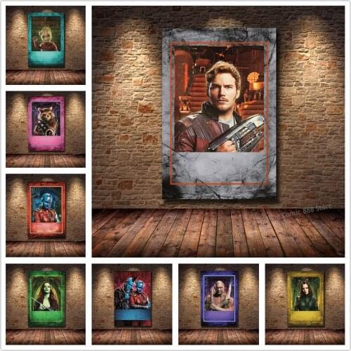 Marvel Guardians of the Galaxy Character Canvas Painting Painting Poster Classic Movie Wall Art Print room Cuadros Decor Mural