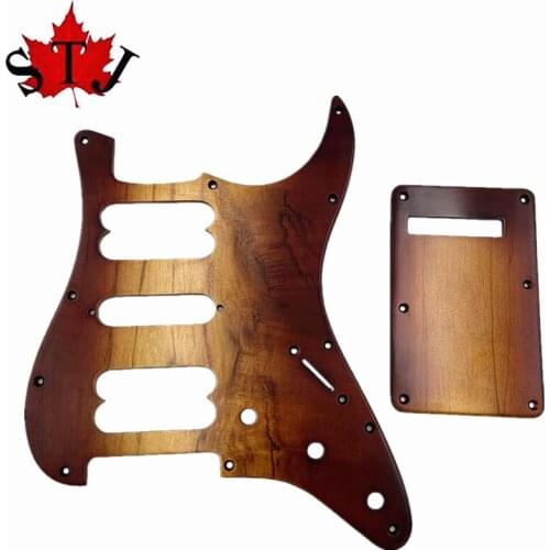 1 SET Maple Wood GUITAR HSH Pickguard &Backplate