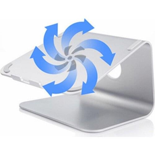 Aluminum Alloy Laptop Cooling Holder Desktop Ergonomics Heighten Notebook Support for MacBook Air Pro Stand Tablet phone holder