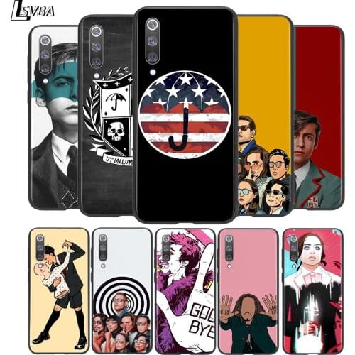 Umbrella Academy Silicone For Xiaomi Mi 11i 11 10T 10 9T 9 A3 8 Lite CC9 SE Note10 Lite Ultra Pro Black Phone Case