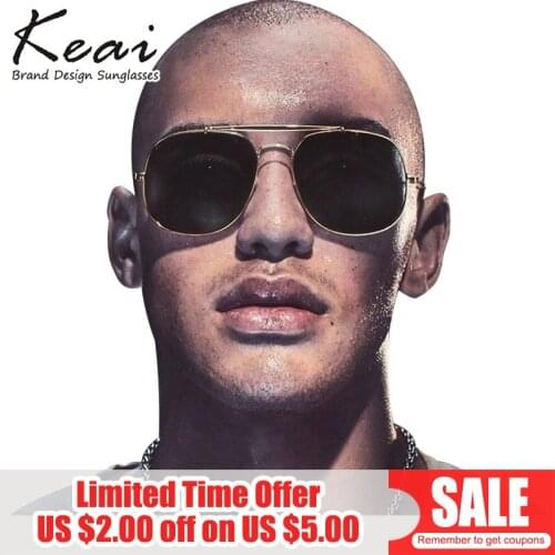 Oversized Metal Pilot Sunglasses Men Women Brand Design sun glasses UV Fashion Classic Goggles For Driving Fishing Eyewear