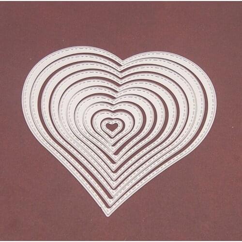 Die Cutting dies Love shape metal craft paper die Scrapbooking/DIY Embossing mould Easter New Year