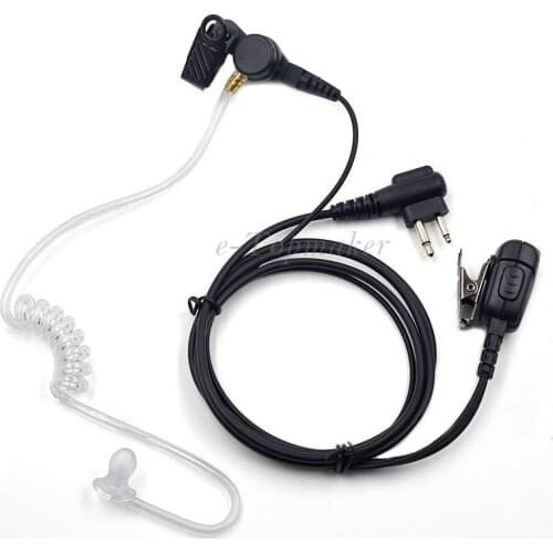 XQF Security Guard 2 Pin Air Tube Headset Earpiece PTT for Motorola Ham Radio GP88 GP300 GP2000 CP040 CP88 CP100 Accessories