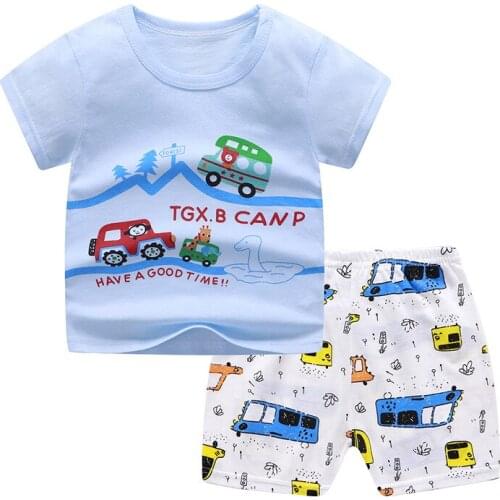 ZWF1102 Boys Clothes Set Short Sleeve T-Shirt +Pants Summer Kids Boy Sports Suit Children Clothing Outfits Teen 3-14 Years