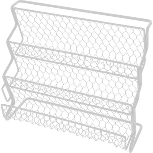 1Pc Desktop Storage Rack Spice Racks Stepped Structure Stand Storage Basket