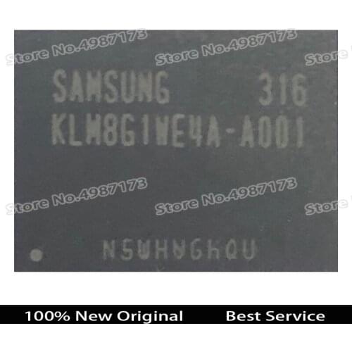 1pcs Original KLM8G1WE4A-A001 In Stock Newest Wholesale Price BGA KLM8G1WE4A A001
