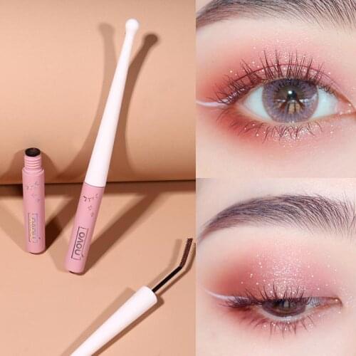 1PCS Curling Mascara Small Tube Slim Brush Natural Makeup No Smudging Eyelash Styling Cream Mascara Primer Eye Make Up TSLM1