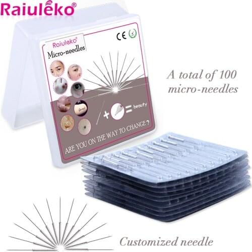 100pcs Plasma Pen Replacement Fine Needles For Skin Tag Moles Wart Removal Beauty Equipment Sweep Spot Tattoo Freckle Face Care