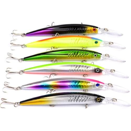 15.2cm 12.55g Minnow Lure High Quality Hard Bait Crankbait Wobbler Fishing Tackle Wholesale