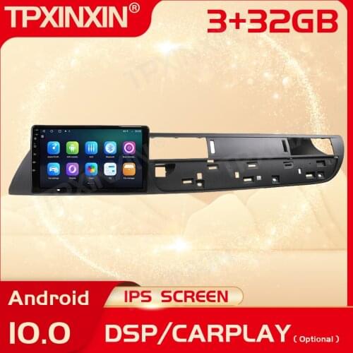 2 Din Carplay Android Radio Receiver Multimedia Stereo For Citroen C5 2010 2011 2012 GPS Navigation Video Audio IPS BT Head Unit