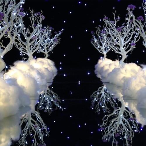 24 pcs/lot European High-grade White Coral Branch Artificial Flower Craft Ornament For Wedding Table Decoration Props