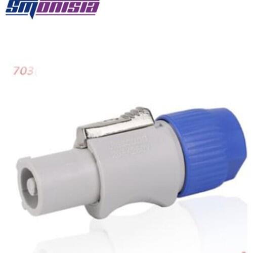 Smonisia 5pcs Aviation Power Plug Stage Light Beam Connector 20A LED Display Screen Socket