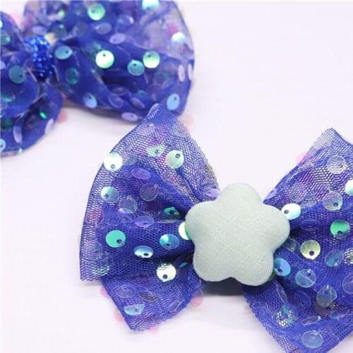 5 Yards Laser Sequins Mesh Ribbon Roll For Girls Hair Accessories Bowknot Diy Voile Ribbon 65mm 130mm Width