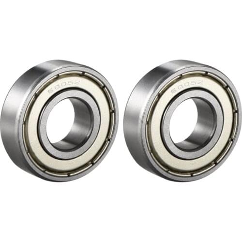 6005Z 6005RS Deep Groove Ball Bearing Single Shield 25mm x 47mm x 12mm Bearing Steel Bearings (Pack of 2)