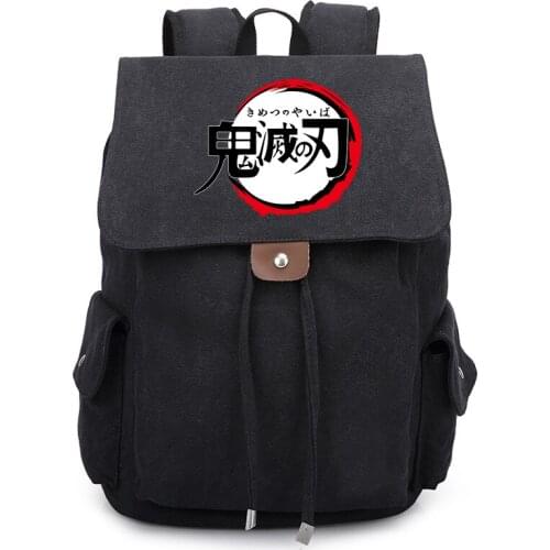 Anime Demon Slayer: Kimetsu no Yaiba Backpack Nezuko Kamado Tanjirou Shoulder Travel School Bag Backpacks Mochila Daypack