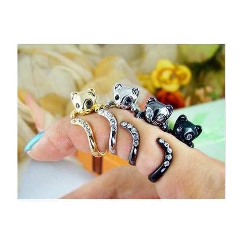 BASHANBAOSHUI Rings With Crystals