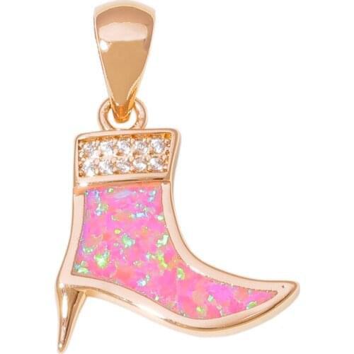 CiNily Original brand Pink White Opal Cubic zirconia Necklace Pendant for Women choker Jewelry Gems Wholesale OD6984-OD6985