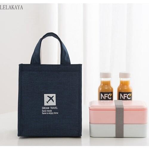 Travel Bag for Thermal Picnic Bento Box Lunch Bags Waterproof Oxford Pouch Fresh Keeping Food Container Bags lunch bag for kids