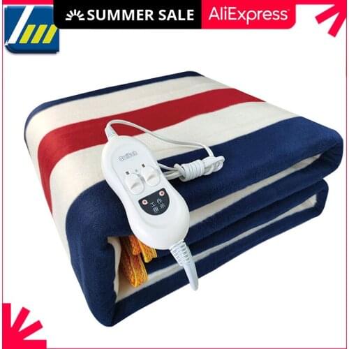 Electric Heated Throw Blanket Double 220v Heater Bed Thermostat Soft Electric Mattress Heating Blankets Warmer Heater Carpet
