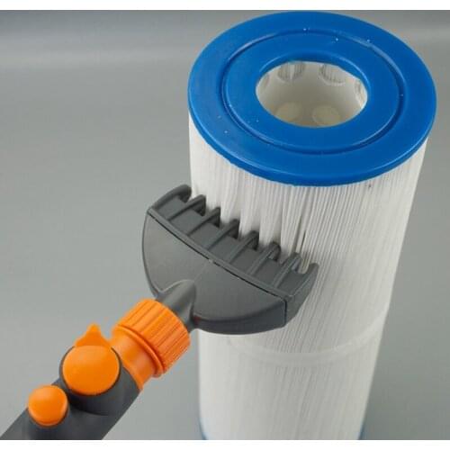 Filter Jet Cleaner Pool Hot Tub Spa Water Wand Cartridge Hand Held Cleaning Brush
