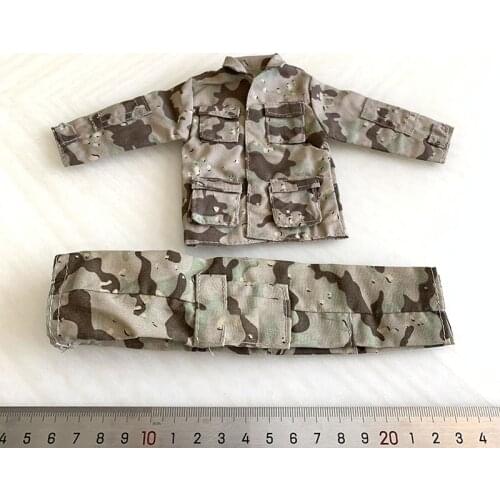 1/6 Scale U.S. Army Special Forces Desert Camouflage Uniform Male Man Suit for 12" Action Figure Body Toys Accessories