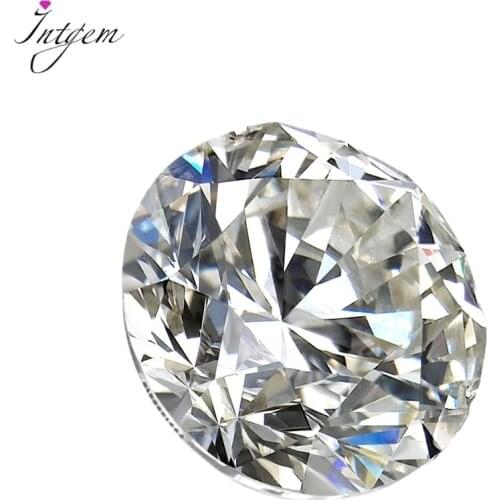 Loose Moissanite Round 1.0ct Carat 6.5mm D Color Brilliant Excellent Cut Jewelry Bracelet Diamond Ring Material Gemstone Rings