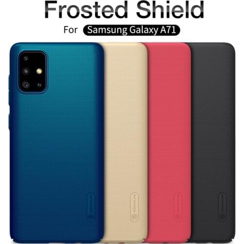 Case For Samsung Galaxy A71 NILLKIN Frosted Matte PC Hard Back Cover Case for Samsung A71 gift Phone Holder