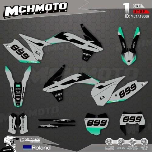 MCHMFG Customized Team Graphics Backgrounds Decals Custom Stickers For 13-15SXF 14-16EXC Graphics