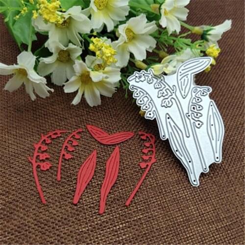 Frame Lily of the Valley Metal Cutting Dies for DIY Scrapbooking Album Paper Cards Decorative Crafts Embossing Die Cuts