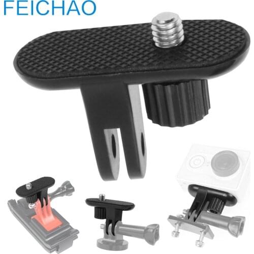 Mini ABC Tripod Mount Adaptor 1/4 Screw Head Monopod Adapter for GoPro Hero 9 8 7 6 5 for DJI Sony HDR EKEN insta360 one x2 R