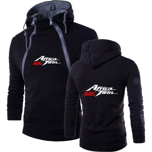 Mens New Africa Twin Crf 1000 L Crf1000 Print Harajuku Style Pullover Hoodie Sweatshirt Motorcycle Classic Tracksuit Tops
