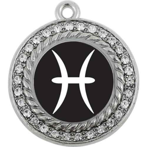 PISCES ZODIAC CIRCLE CHARM