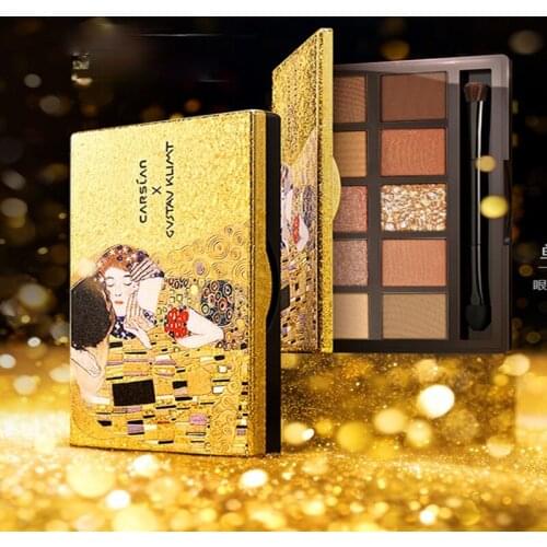 TT CARSLAN Ten Color Eyeshadow Palette Summer Ins Super Fire Beads Matte Earth Tone 2021 New