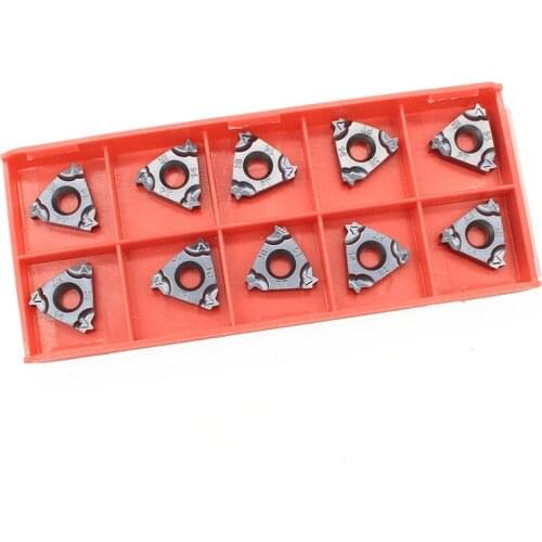 10pcs 16IRM 14 BSPT IC 908 Carbide Inserts plate high quality CNC Threaded blade Lathe cutter tool turning tools