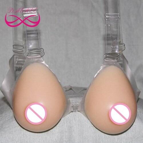 Full Teardrop Shape 1600G F Cup Fake Silicone Breast Forms Tits Boobs Bust Chest with Strap For Crossdresser Drag Queen Men