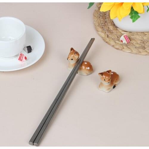 Lovely Plum Deer Ceramic Chopsticks Home Decor Wedding Party Accessories Can Be Used For Gift Giving