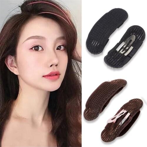 Fluffy BB Hair Clip For Women 2 Pieces/Set BB Hair Clip Hair Fluffy Mat Roots Pad Sponge Hair Care & stereotypes Styling Tools