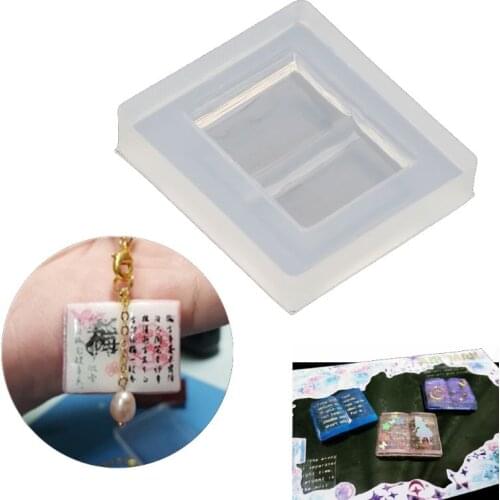 Magic Open Book Resin Casting Silicone Molds DIY Keychain Earrings Jewelry Tools