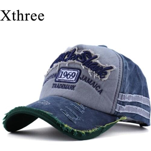 Xthree hot retro baseball cap fitted cap snapback hat for men gorras casual casquette Letter embroidery