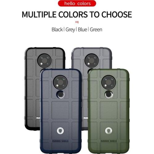 100pcs/lot Rugged Shield Phone Case For Nokia 2.3 3.4 8.3 1.3 2.3 5.3 Defender Armor TPU Rubber Cover