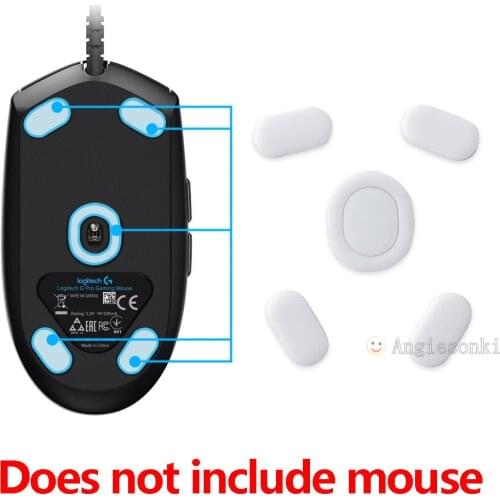 2sets skates replacement mouse feet white For Logitech G102 mouse