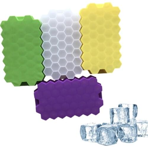 37 Grids Honeycomb Mini Ice Maker Cube Eco-Friendly Cavity Silicone Tray Mold