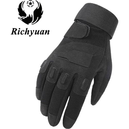 Us Military Tactical Gloves Outdoor Sports Army Full Finger Combat Motocycle Slip-resistant Carbon Fiber Tortoise Shell Gloves