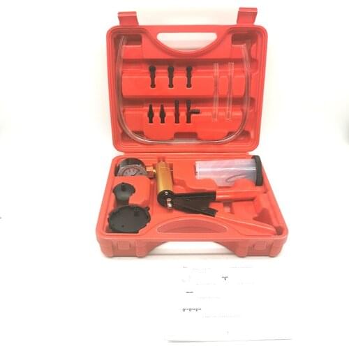 Auto Car Manual Vacuum Pressure Pump Brake Bleeding Portable Durable Repair Set